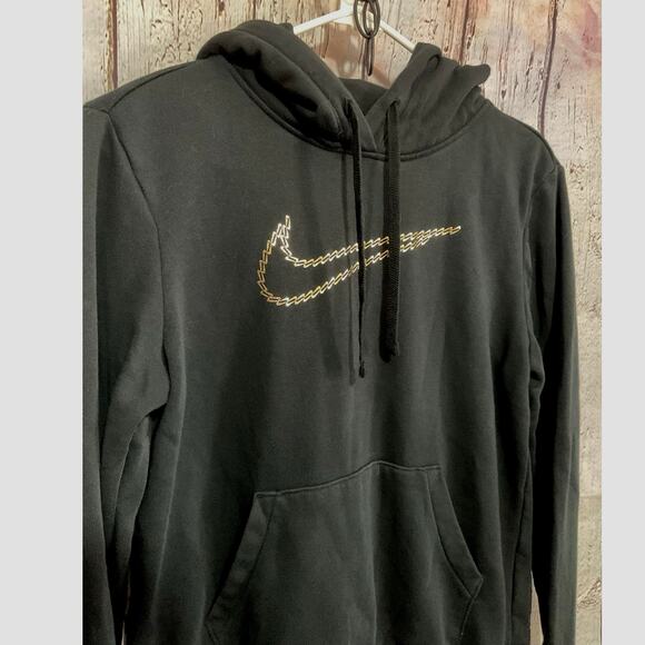 NEW Nike Hoodie Size XS Gold Metallic Swoosh - Picture 8 of 11